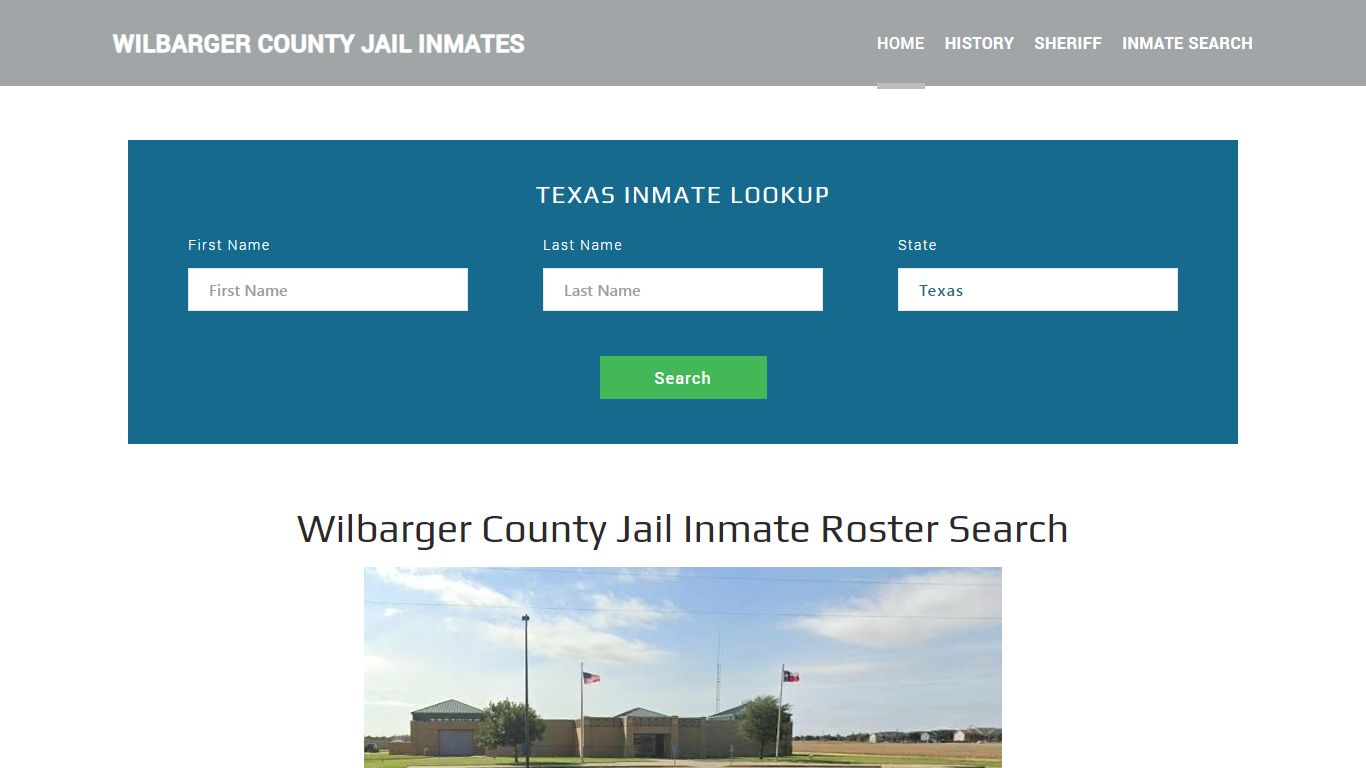 Wilbarger County Jail Inmate Roster Lookup, Vernon, TX